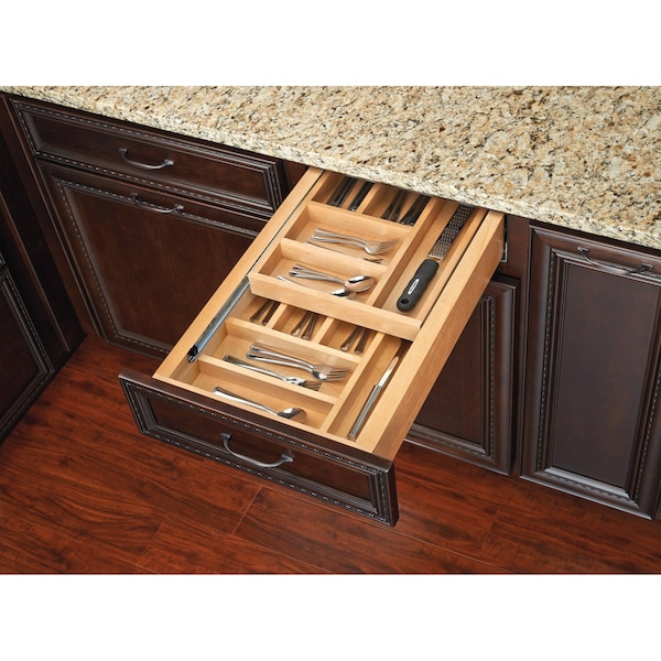 Rev-A-Shelf Wood Base Cabinet TwoTier Replacement Drawer System No Slides